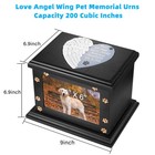 Admlc Pet Memorial Urns For Dogs Or Cats Ashes With Photo Frame