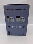 Nib Mini Karaoke Machine Kids Adults Portable Bluetooth Karaoke Speaker Mic Pink