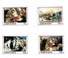 Grenada 1990 - Rubens Fine Art - Set Of 8 Stamps - Scott  1910-17 - Mnh