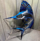 Metal 25  X 23  Sailfish Wall Hang Plasma Cut Sign Art Fishing Ocean Nautical