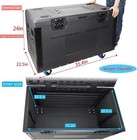 Ata Road Case W  Wheel Stackable Flight Case For Dj  Waterproof Cable Trunk