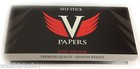 1 Box Of 75 Packs Self Stick V Papers King Size Slim Cigarette Rolling Papers