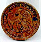 1875-s Seated Liberty 20 Cent Silver -hole Looks Filled