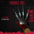 Freddy Krueger Costume Glove Nightmare On Elm Street Killer Claw Hand Accessory