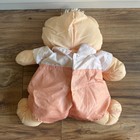 Vintage Fisher Price Puffalump Peach Bear Cub Stuffed Animal