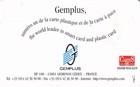 1996 Gemplus Smart Card - Promotional Sample  cartes 96  Trade Show -