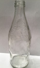 Vintage Pepsi Cola 16 Oz Glass Swirl Embossed 1 Pint Soda Bottle Shiny Clear