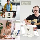 Book Stand Metal Desk Book Holder  Book Holders For Reading Hands Free  Adjustab