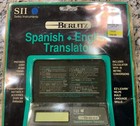 New Seiko Electronic Translator Spanish English Dictionary Sii Berlitz Tr-2201