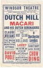 1948 Bearwood Theatre Flyer Birmingham Variety Flyer Magician Vent Juggler