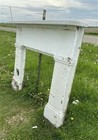 Antique Fireplace Mantel Surround  52x48  Architectural Salvagerustic  A136