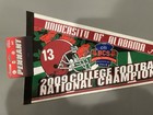 Vintage University Of Alabama Pennant Full Size 30    Ncaa Football 2009 Champions