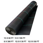 Driveway Fabric Stabilization Geotextile Fabric 5 Sizes Underlayment Black