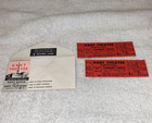 The Temptations 2 Unused 1969 Concert Tickets With Envelope Krnt Theater Iowa Re