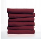 Throw Blanket Soft  Fleece Flannel Solid Colors 50  X 60  Burgundy