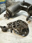 Antique Universal No 3 Meat Grinder  food Chopper 1899 W  3 Attachments