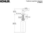 Kohler 1894-c-bn Soap Lotion Dispenser Vibrant Brushed Nickel     New