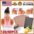 120x Ginger Herbal Pain Relief Patches Heat Plaster Back Knee Muscles Arthritis