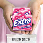 3x Packs Wrigley s Extra Classic Bubble Gum   15 Sticks Per Pack   Sugar Free 