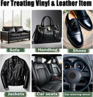 Leather Recoloring Balm Black  Leather   Vinyl Color Restorer Conditioner     Repa