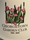 Georgetown Garden Club Washington Dc 100th Anniversary Vase 1924-2024
