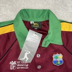 New Official Slazenger 2007 West Indies World Cup Icc Cricket Cool Flex Jersey M