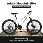 26 Inch Mountain Bike  Shimano 21 Speeds 100mm Front Suspension Dual Disc Brakes