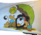 Vintage Harris Bank Adverting Beach Blanket Towel-ra Briggs-88  Cotton-12  Poly