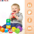 Moontoy Stacking Cups Baby Toys 6 10 12 18 Months Montessori Toys For 1 Year