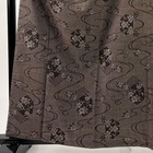 Baisel Silk Kimono 162cm 64cm M Dark Brown Chrysanthemum Kikkou Excellent