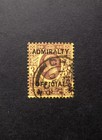 King Edward Vll Gb 3d Admiralty Official Sg o106 Used Good Perforation Vf