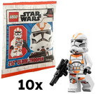 Lego Star Wars 212th Clone Trooper Minifigure Phase 2 Lot Of 10 - Sealed In Bag 