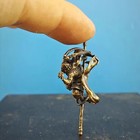 Chinese Bronze Copper Statue Hand Carved Black Myth Wukong Figurine 80685