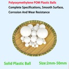 High Precision Polyoxymethylene Plastic Ball Solid Pom Plastic Ball Dia 2mm-50mm