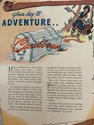 1947 Pan American Airways Flying Clipper Caribbean Ghost Pirates Photo Brochure
