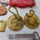 Lot Of Vintage Keychains Advertising Tony Lama Budweiser Lincoln Cipriani Etc