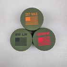 Every Day Carry  edc  Ammo Storage Case With Flag   Text Screw On Lid Utah Mfd