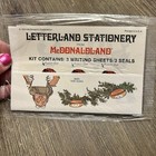 Vintage 1974 Letterland Stationary From Mcdonaldland Ronald Mcdonald Sealed