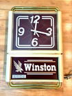 Rare Winston Cigarette Vintage Working Wall Hanging Clock
