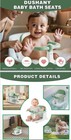 Dushany Baby Bath Seat For Babies 6 Months And Up - Sit Up Bathtub Seat New