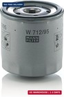 Mann Filter W 712 95 Spin-on Oil Filter Replacement Compatible With Vw Volkswage