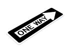Tin Sign One Way Street Sign Arrow Sign Metal Sign Decor B243