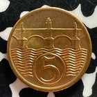 1938 Czechoslovakia 5 Haleru Lot t4744 High Grade  Beautiful 