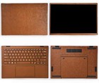 Pu Leather Carved Laptop Sticker Skin For Asus Zenbook Duo  2024  Ux8406 Ux8406m