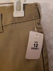 Khaki Pants By George Size 12h 12 Husky Adjustable Waist Nwt Boys Beige