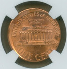 2000 Ngc Mint Error Struck Off Center Brilliant Uncirculated Lincoln Penny 1c