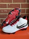 New Nike Alpha Menace Strong Red White Black Size 11 Mens Football Cleats