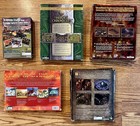 5 Game Lot Pc Fallout Command Conquer Baldurs Gate Heroes Chronicles Impossible