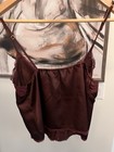 Abercrombie   Fitch Women   s Xs Satin Camisole Lace Trim