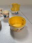 Vintage Chilton Sesame Street Plastic Childs Play Dish Set 12 Pcs Plates  Cups  